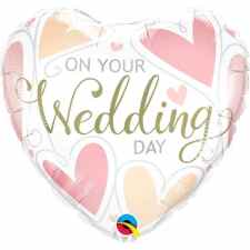 GODAN Balon foliowy 18 cali 'On Your Wedding Day’