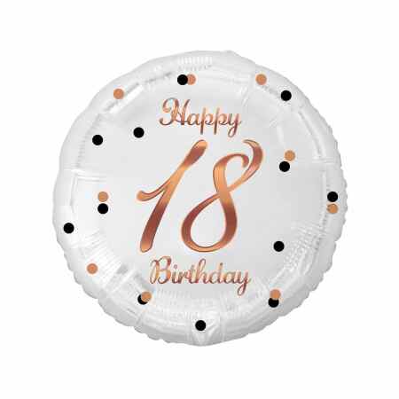 GODAN Beauty & Charm Balon foliowy 'Happy 18 Birthday’ 45 cm