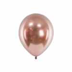PARTY DECO Glossy Balony 30 cm różowo-złote 10 sztuk