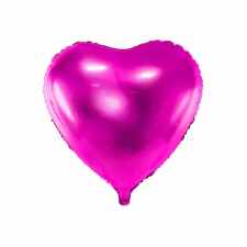 PARTY DECO Balon ciemnoróżowy ~45 cm w kształcie serca