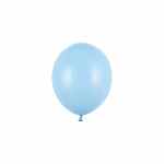 PARTY DECO Balony strong 12cm pastel baby blue 100 sztuk