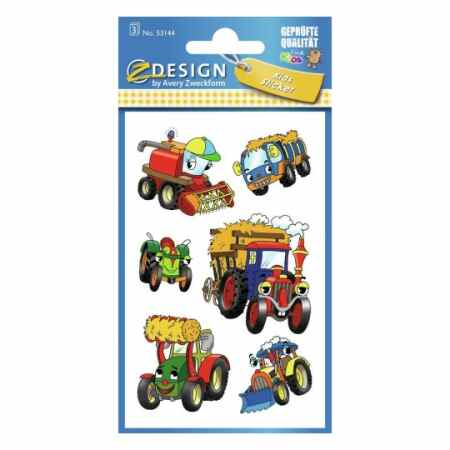 AVERY Naklejki dla dzieci – traktory