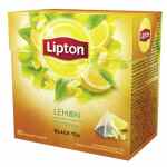 LIPTON Herbata czarna cytrynowa 20 torebek