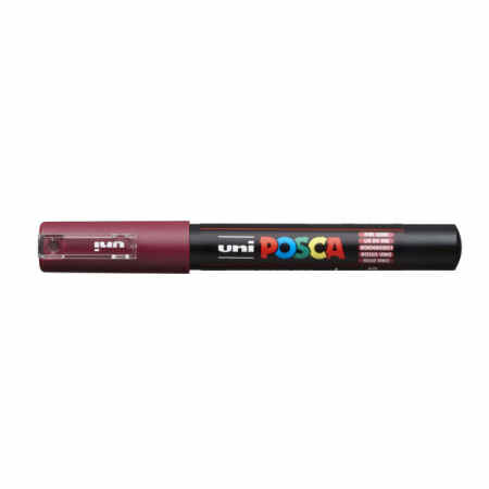 UNI POSCA PC-1M Marker uniwersalny ciemnoczerwony 0,7 mm