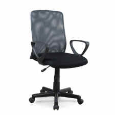 HALMAR Alex Krzesło biurowe Fotel pracowniczy obrotowy czarno-szary