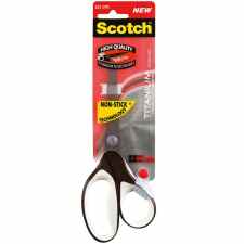 SCOTCH® Nożyczki biurowe tytanowe 20cm czarno-szare