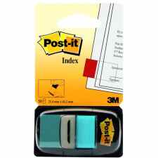 POST-IT® Zakładki indeksujące 25,4 x 43,26 mm 50 jasnoniebieskich karteczek
