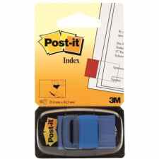 POST-IT® Zakładki indeksujące 25,4 x 43,26 mm 50 niebieskich karteczek