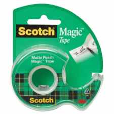 SCOTCH® Magic™ Taśma biurowa matowa z dyspenserem 19mm x 7,5m