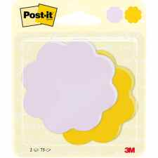 POST-IT® Kostka samoprzylepna w kształcie kwiatka 150 kolorowych karteczek