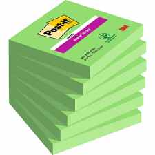 POST-IT® Super Sticky Karteczki samoprzylepne 76 x 76 mm 90 zielonych karteczek