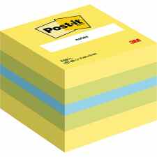 POST-IT® Mini kostka samoprzylepna 51 x 51 mm 400 cytrynowych karteczek