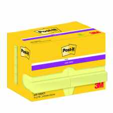 POST-IT® Super Sticky Karteczki samoprzylepne 47,6 x 47,6 mm żółte 12 opak.
