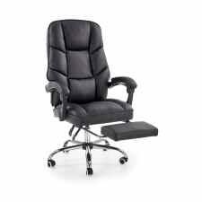 HALMAR Alvin Krzesło biurowe Fotel gabinetowy obrotowy czarny