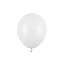 PARTY DECO Strong Balon okrągły 30cm Pastel Pure White