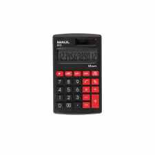 MAUL M 12 Kalkulator kieszonkowy 12-pozycyjny czarno-czerwony