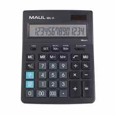 MAUL Business MXL 14 Kalkulator biurkowy 14-pozycyjny obliczanie podatku czarny